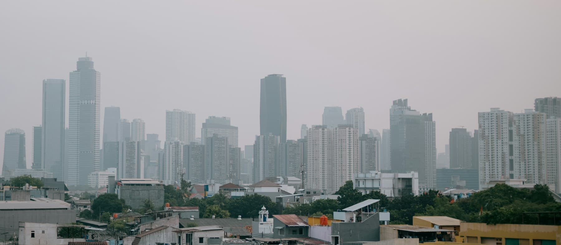 Jakarta cityscape in Indonesia