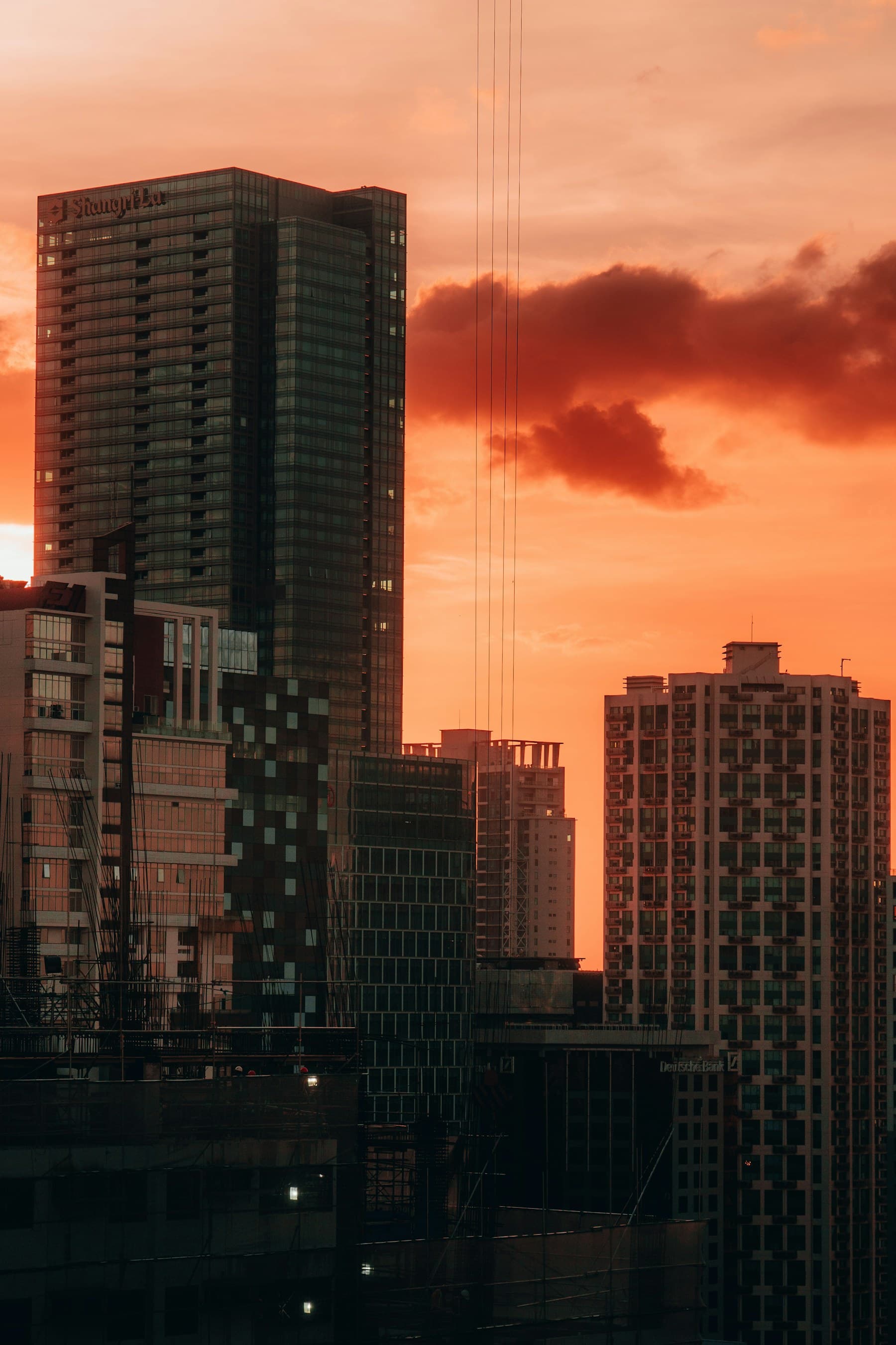 Makati skyline in Metro Manila, Philippines